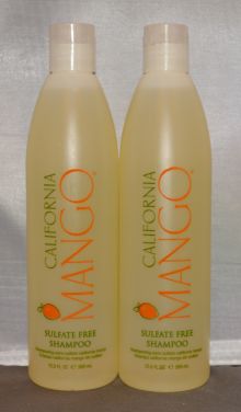 California Mango Sulfate Free Shampoo 12.5 oz (2 pack)