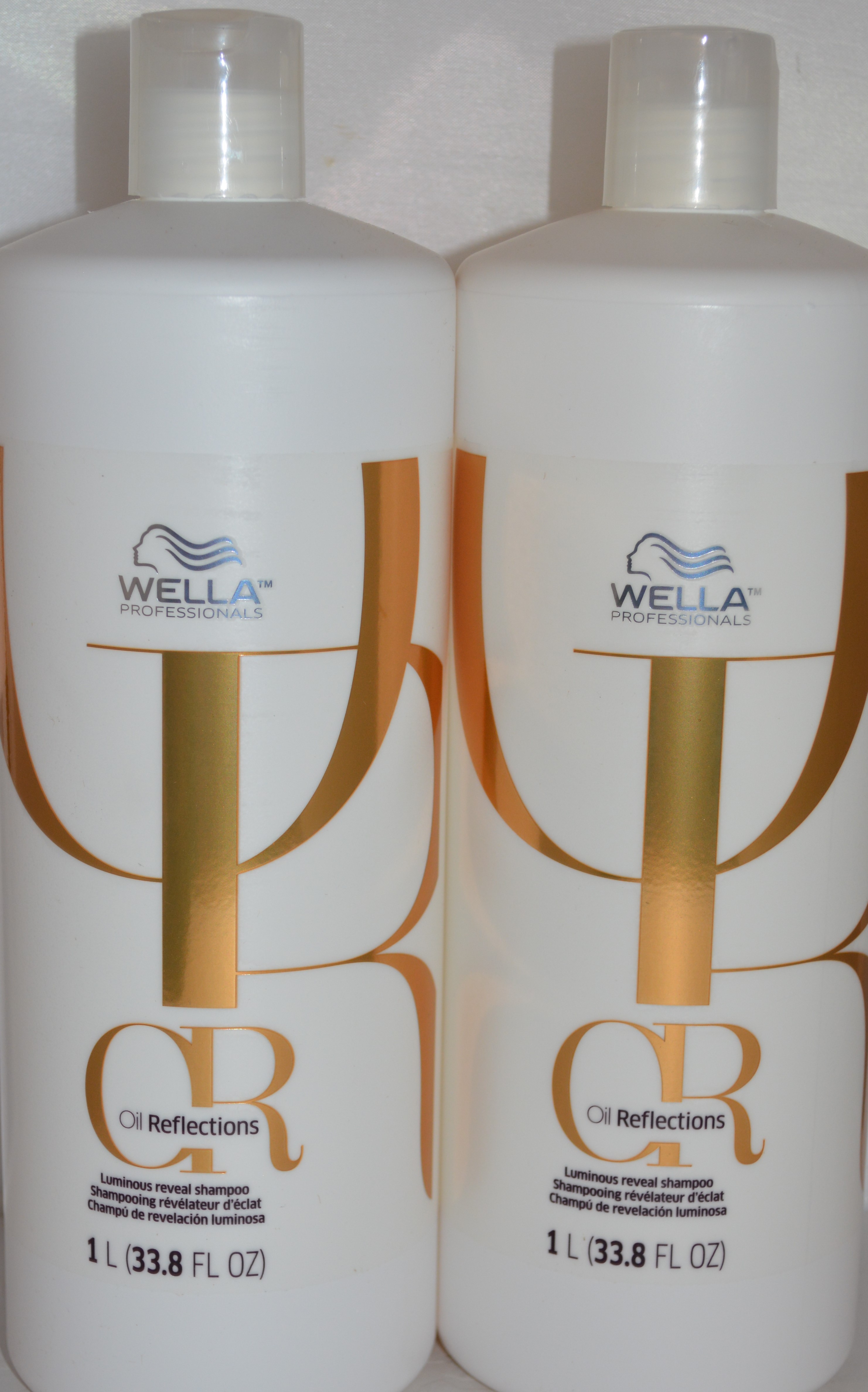 Wella Professionals Oil Reflections Luminous Reveal Shampoo 33.8 oz - 2 pack-Total 67.6 oz