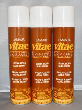 Lamaur Vita-e Ultra Hold Professional Hair Spray 80% VOC 10.5 oz (3 pack)