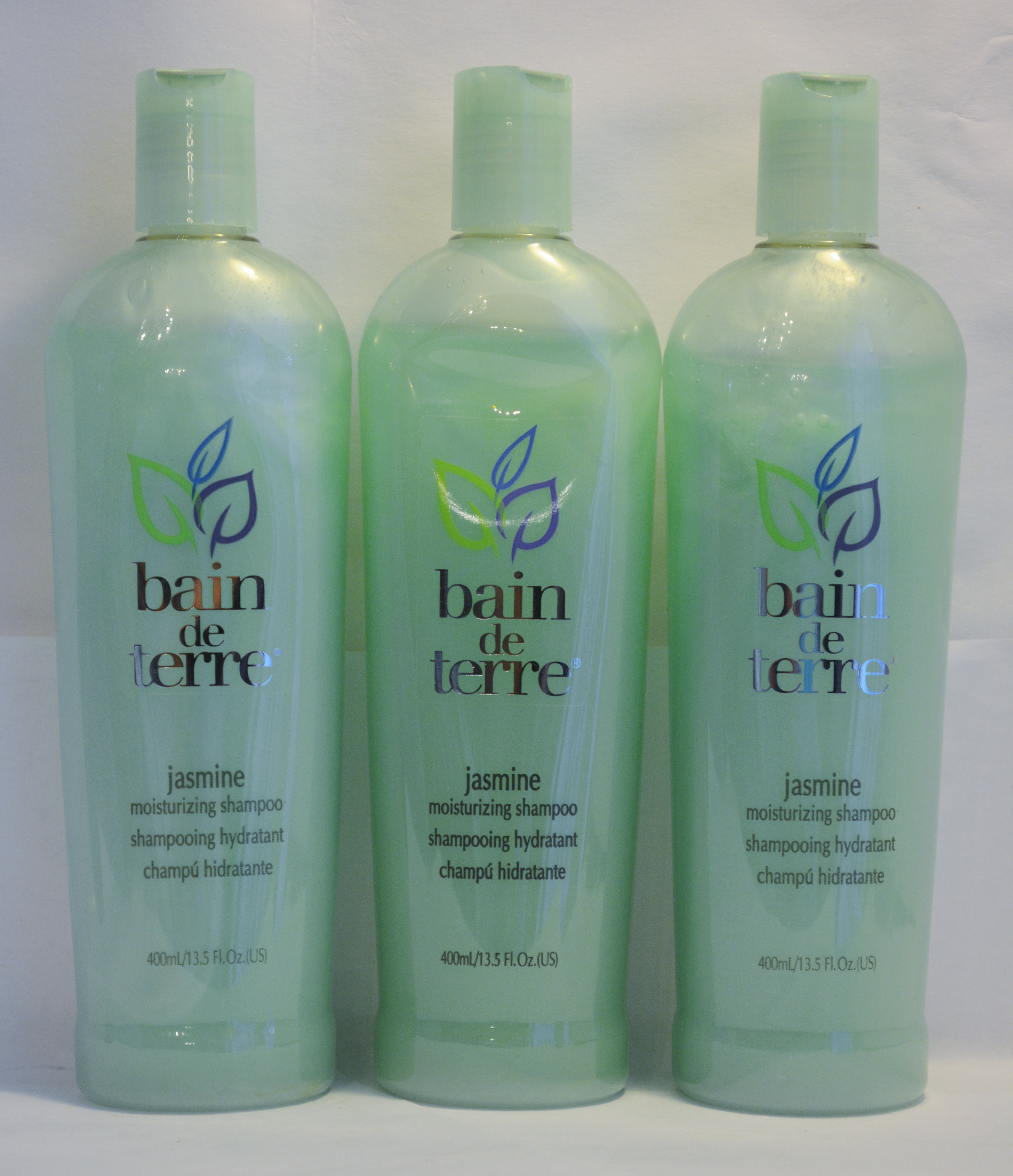 Bain De Terre Jasmine Moisturizing Shampoo 13.5oz (3 pack)